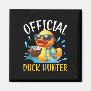 Entenkreuzfahrt-Boot-Shirt Lustige Gummiente Jagd Magnet