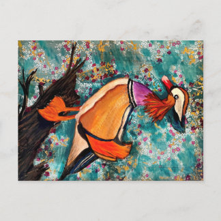 Entenpostkarte Postkarte