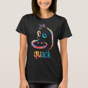 Entenquaken eines von Reihe mit Kuh Muh Schaf Bäh T-Shirt