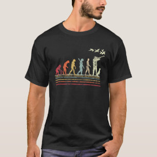 Entenschenk im Retrostil für Ente Evolution T-Shirt