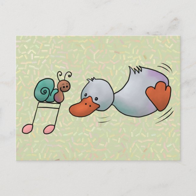 Ententanz Postkarte (Vorderseite)