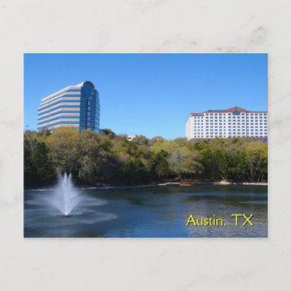 Ententeich in Arboretum Postkarte