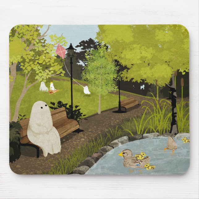 Ententeich - Sommer Mousepad (Vorne)