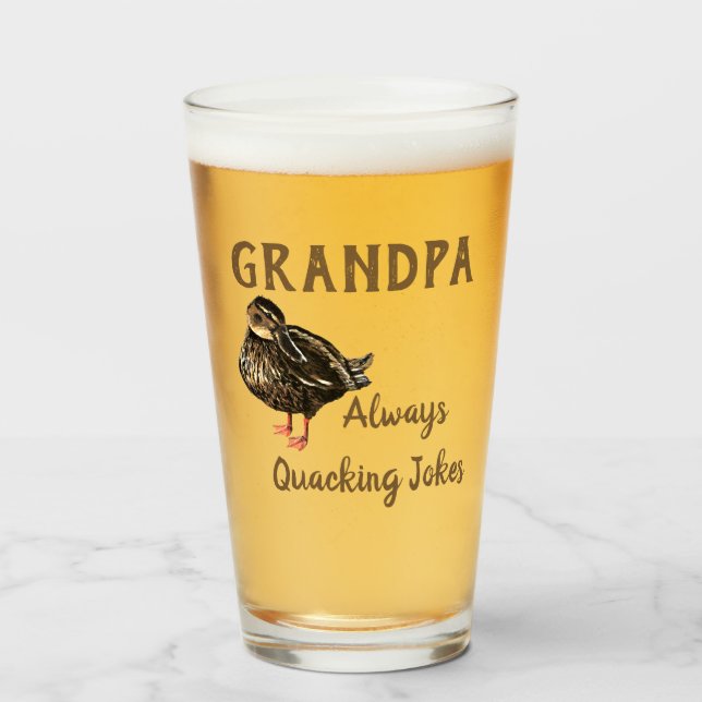 Ententrinkglas Glas (Vorne (Gefüllt))