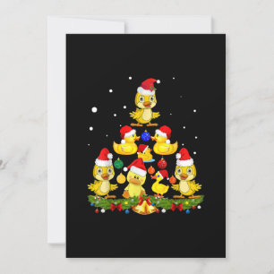 Entenweihnachtsbaum Einladung