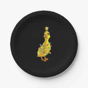 Entenweihnachtsbaum T Lights Decke Star Geschenk X Pappteller