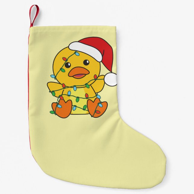 Entenweihnachtskinder Kleiner Weihnachtsstrumpf (Vorderseite)