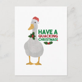 Entenweihnachtspuppe: Ein Weihnachtsfest ersticken Postkarte