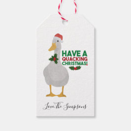Entenweihnachtspuppe: Viel Quacking Christma Geschenkanhänger