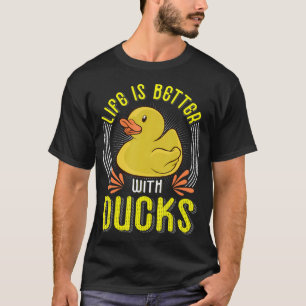 Entenzüchter Leben Ist Besser Mit Enten Enten Fans T-Shirt