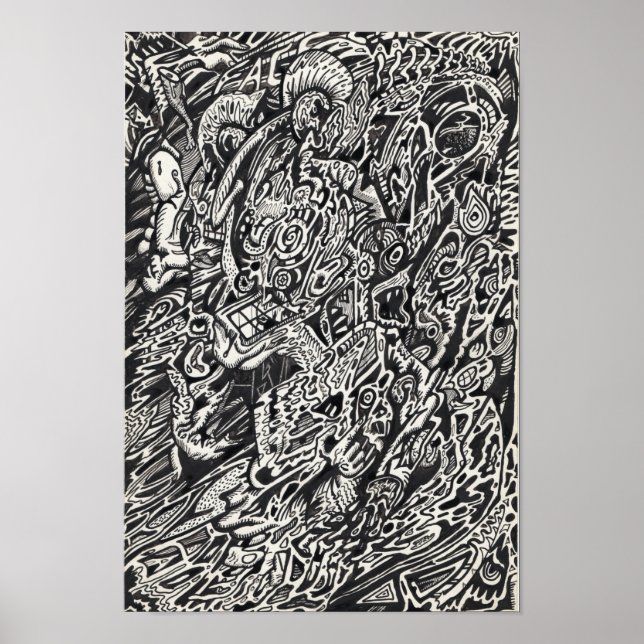 Enter, der Microdot-Mann Poster (Vorne)