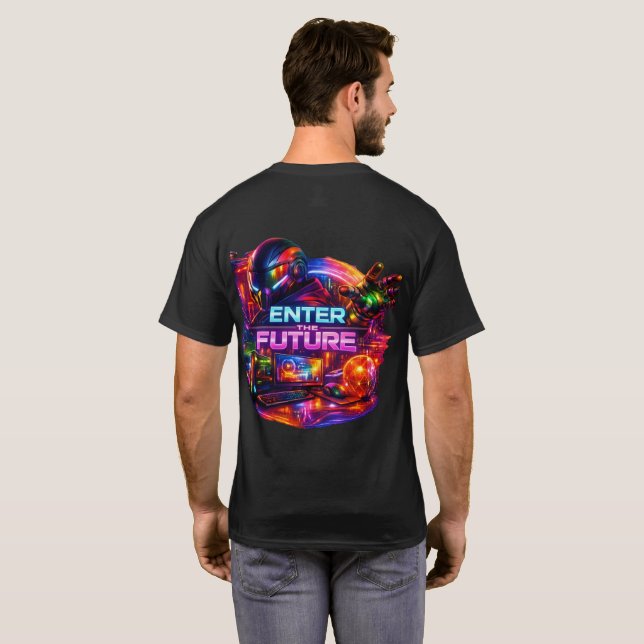 Enter the Future Galaxy T-Shirt (Schwarz voll)