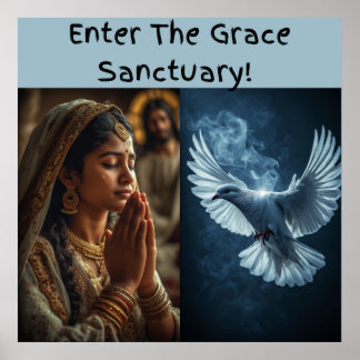 Enter The Grace sanctuary design 2 color theme 1 Poster