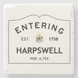 Enterine Harpswell Maine MarmorsteinUntersetzer Steinuntersetzer