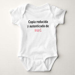 Enterizo copia reducida y autenticada baby strampler