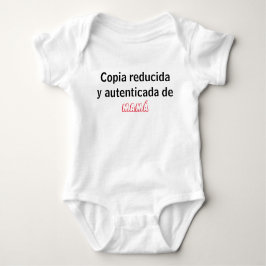 Enterizo copia reducida y autenticada baby strampler