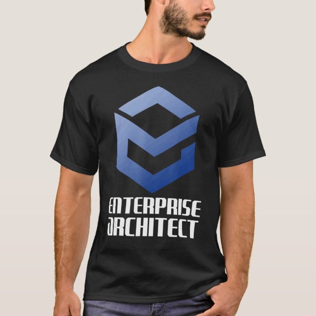 Enterprise Architect Data Digital Science Network T-Shirt (Vorderseite)