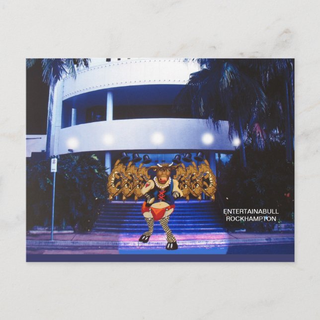 Entertainabull Postkarte (Vorderseite)
