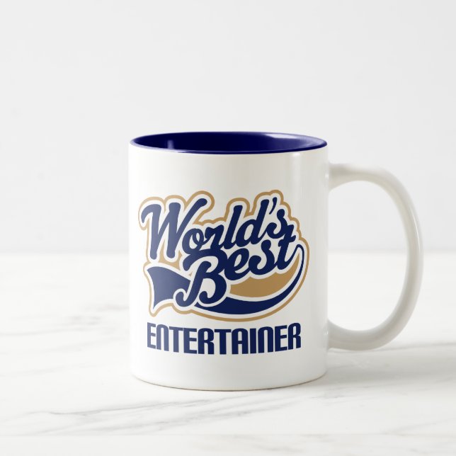 Entertainer-Geschenk Zweifarbige Tasse (Rechts)