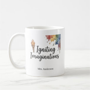 Entfachende Vorstellungen Kreativer Kunstlehrer Be Kaffeetasse