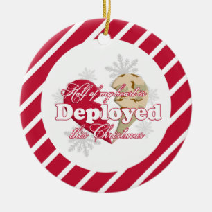 Entfaltete dieses Weihnachten Keramikornament