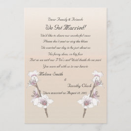 Entfaltung von Kirschblüten 2 Ankündigung