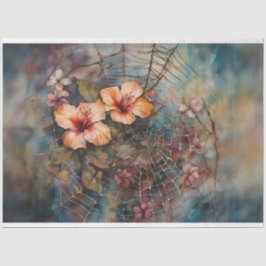 Entfärbungspapier für den Hibiskus Spiderweb Seidenpapier