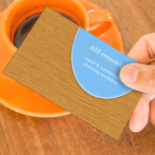 Entfernen der Carpentry Business Card Visitenkarte