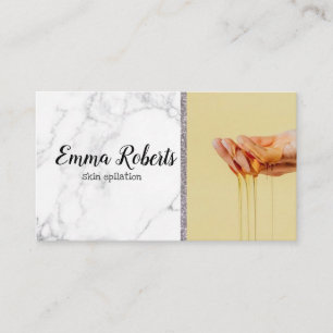 Entfernen der Haut aus der Zuckerhase Visitenkarte