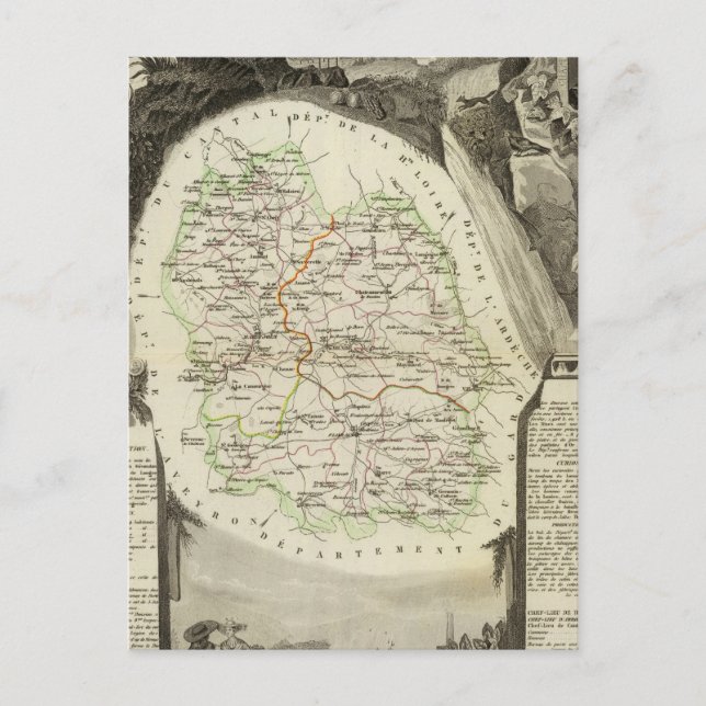 Entfernen Sie alle Lozere Postkarte (Vorderseite)