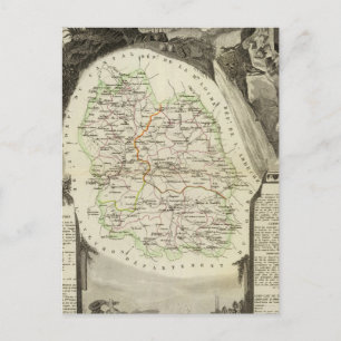 Entfernen Sie alle Lozere Postkarte