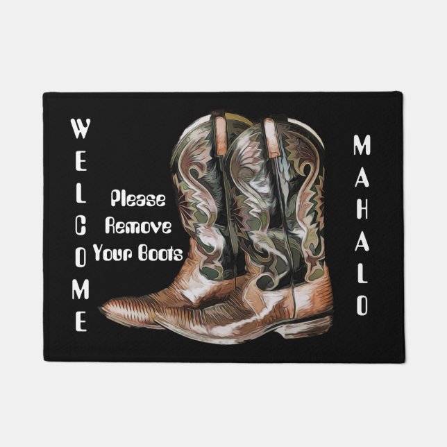 Entfernen Sie bitte Stiefel Fußmatte (Vorderseite)