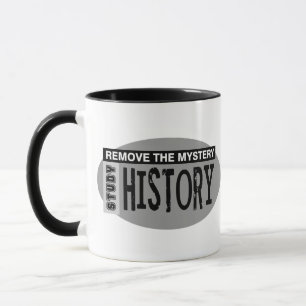Entfernen Sie das graue Oval der Geschichte Tasse