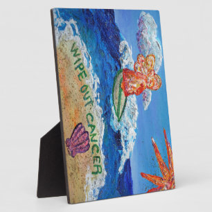 Entfernen Sie den Krebs Engel Kunstmalerei Geschen Fotoplatte