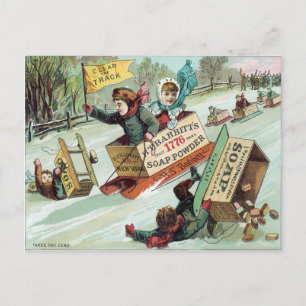 Entfernen Sie die Spur Postkarte