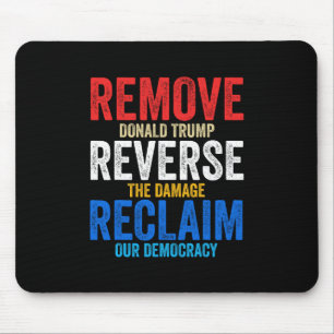 Entfernen Sie Reverse Reclaim Hands Off Protest An Mousepad