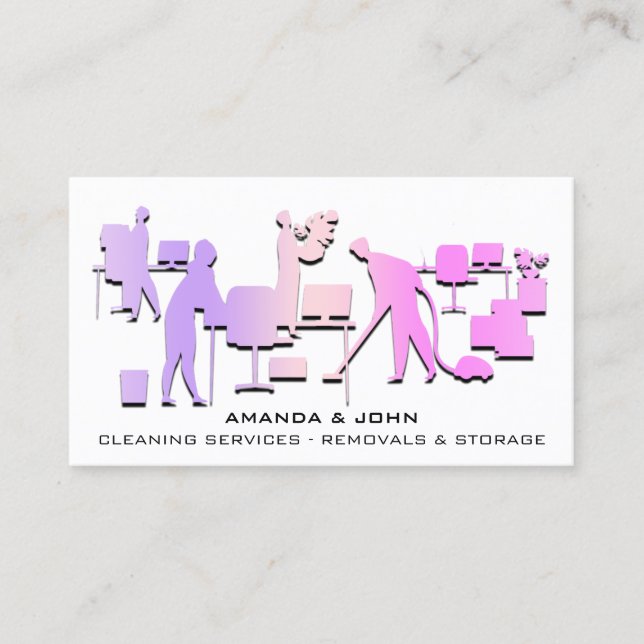 Entfernen von benutzerdefinierten Logos für Reinig Visitenkarte (Vorderseite)