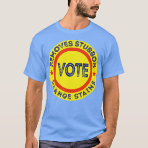 Entfernt hartnäckige orangefarbene Flecken T-Shirt
