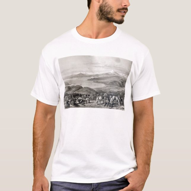 Entfernte Ansicht des Aconcagua-Vulkans T-Shirt (Vorderseite)