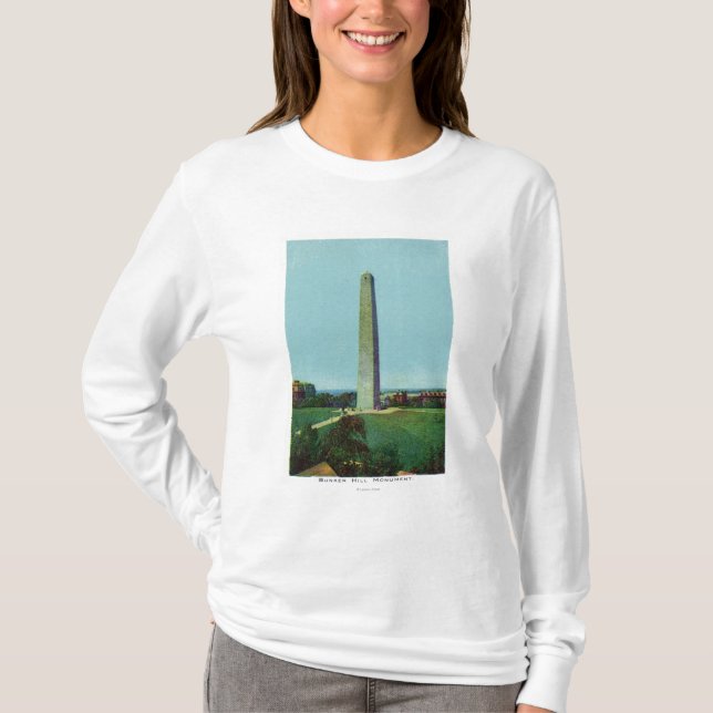 Entfernte Ansicht des Bunker-Monuments T-Shirt (Vorderseite)
