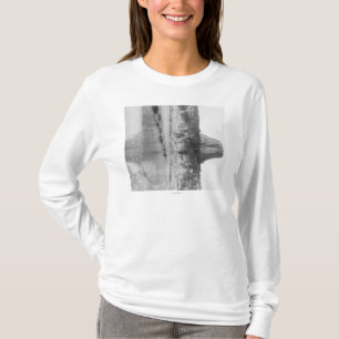 Entfernte Ansicht des Turms des Teufels mit Wasser T-Shirt