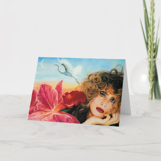 Entfernte Liebe - denkend an Sie Karte (Vorderseite)