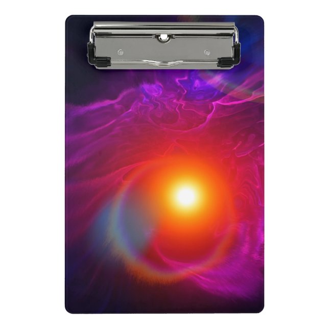 Entfernte Sonnenwinde Mini Klemmbrett (Vorderseite)