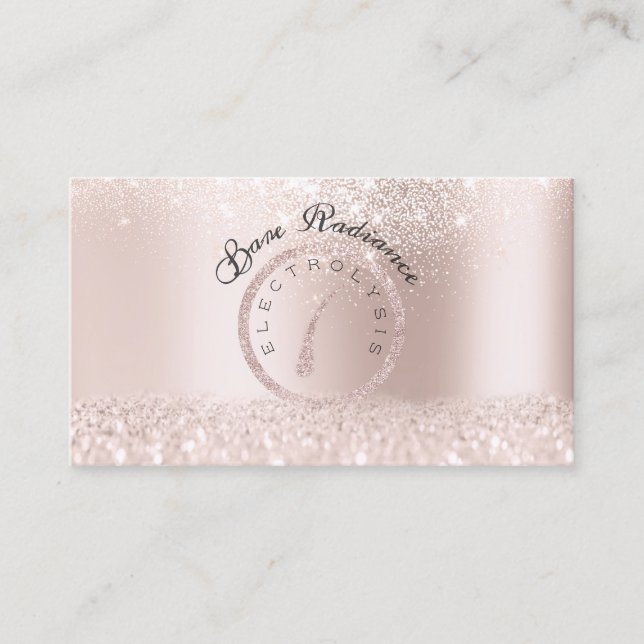 Entfernung der Elektrolysefliege Rosa Rosenernennu Terminkarte (Vorderseite)