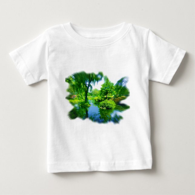 Entfernung von der Stadt Baby T-shirt (Vorderseite)