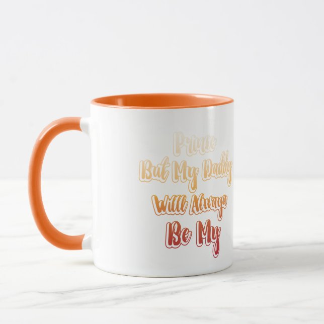 Entfernung Weite Entfernung Vater Tochter Papa Kaf Tasse (Links)