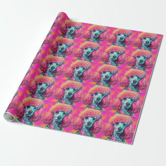 Entfesseln Sie das Poodle Wrapping Paper. Geschenkpapier