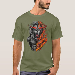 Entfesseln Sie das Tier: Der Zorn des Feuerlöwen T-Shirt