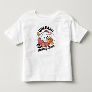 Entfesseln Sie den Holiday Cheer - Niedliche Hunde Kleinkind T-shirt