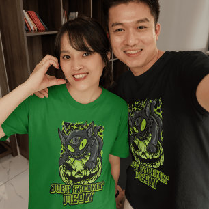 Entfesseln Sie die Dunkelheit mit dem bösen Katzen T-Shirt